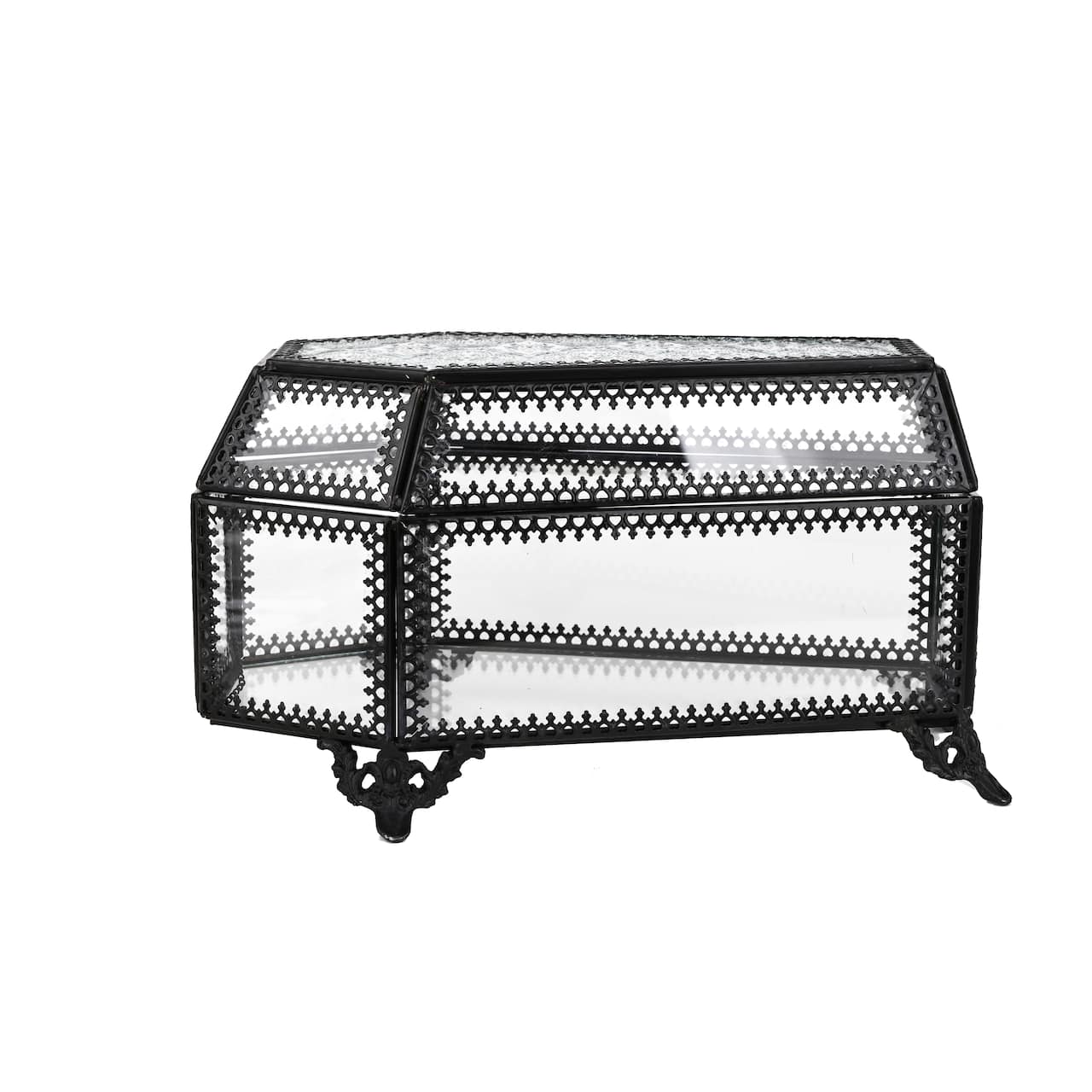 Cercueil en verre gravé de 20 cm par Ashland